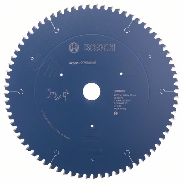 Bosch Kreissägeblatt 305x30mm Z72 WZ -5°