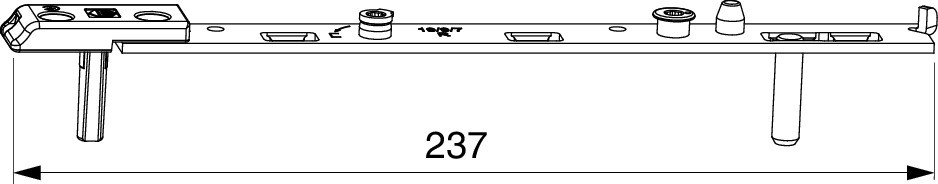 206359 Ecklager Rahmenteil VV 13 V Rechts