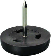 Möbelgleiter Nr. 64/10 mm Kunststoff braun