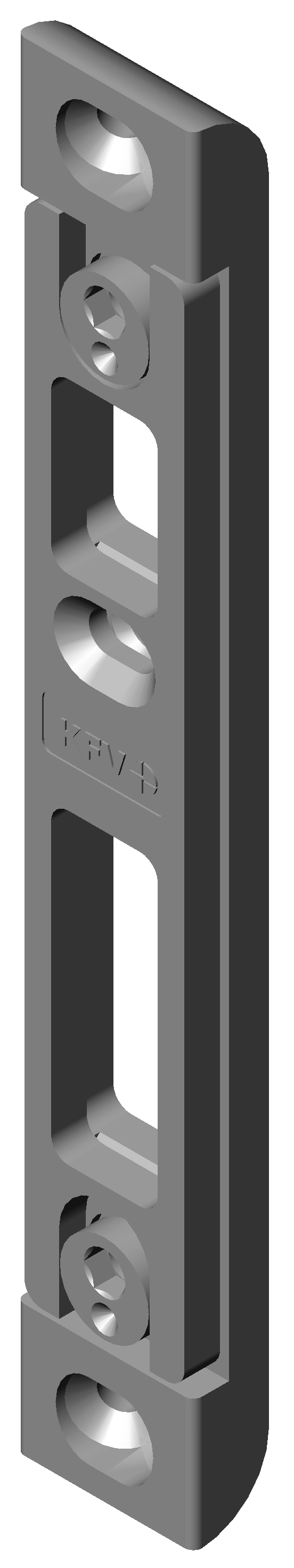 KFV Schliessplatte für SR/B 3619-503 V hell verz.