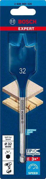 Artikelbild 3 des Artikels Bosch SELFCUT EXPERT Flachfräsbohrer 32x152mm