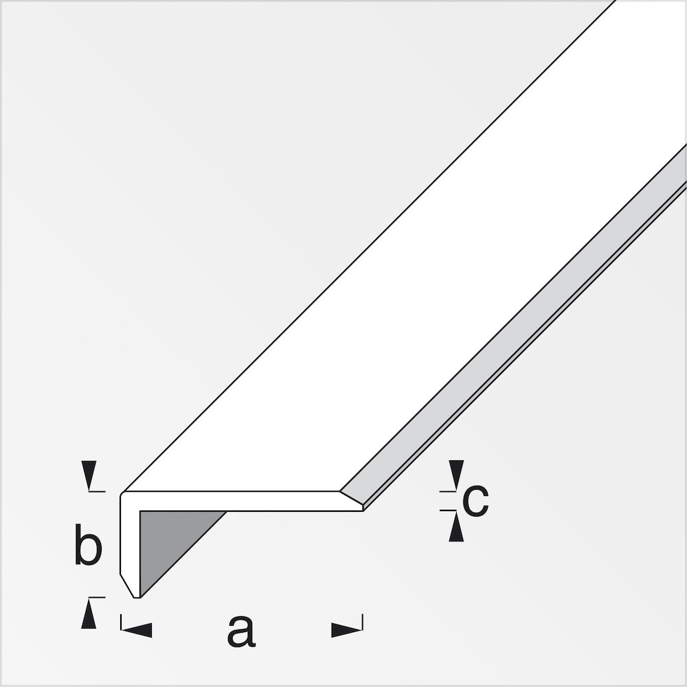 Artikelbild 2 des Artikels alfer Alu Kantenschutzprofil 14 x 10mm, Lg. 2000mm