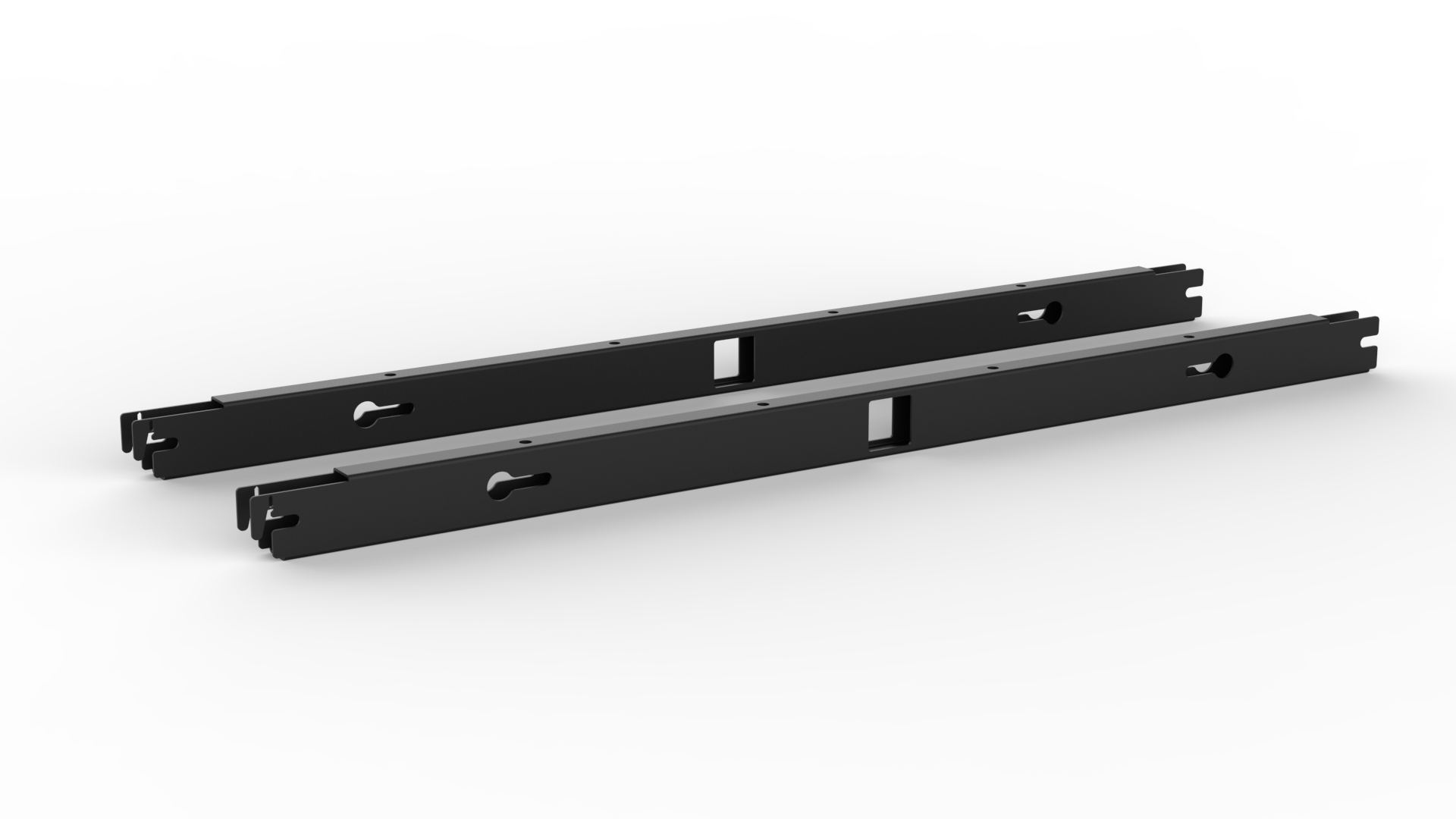 Traverse starr 760mm, Stahl schwarz