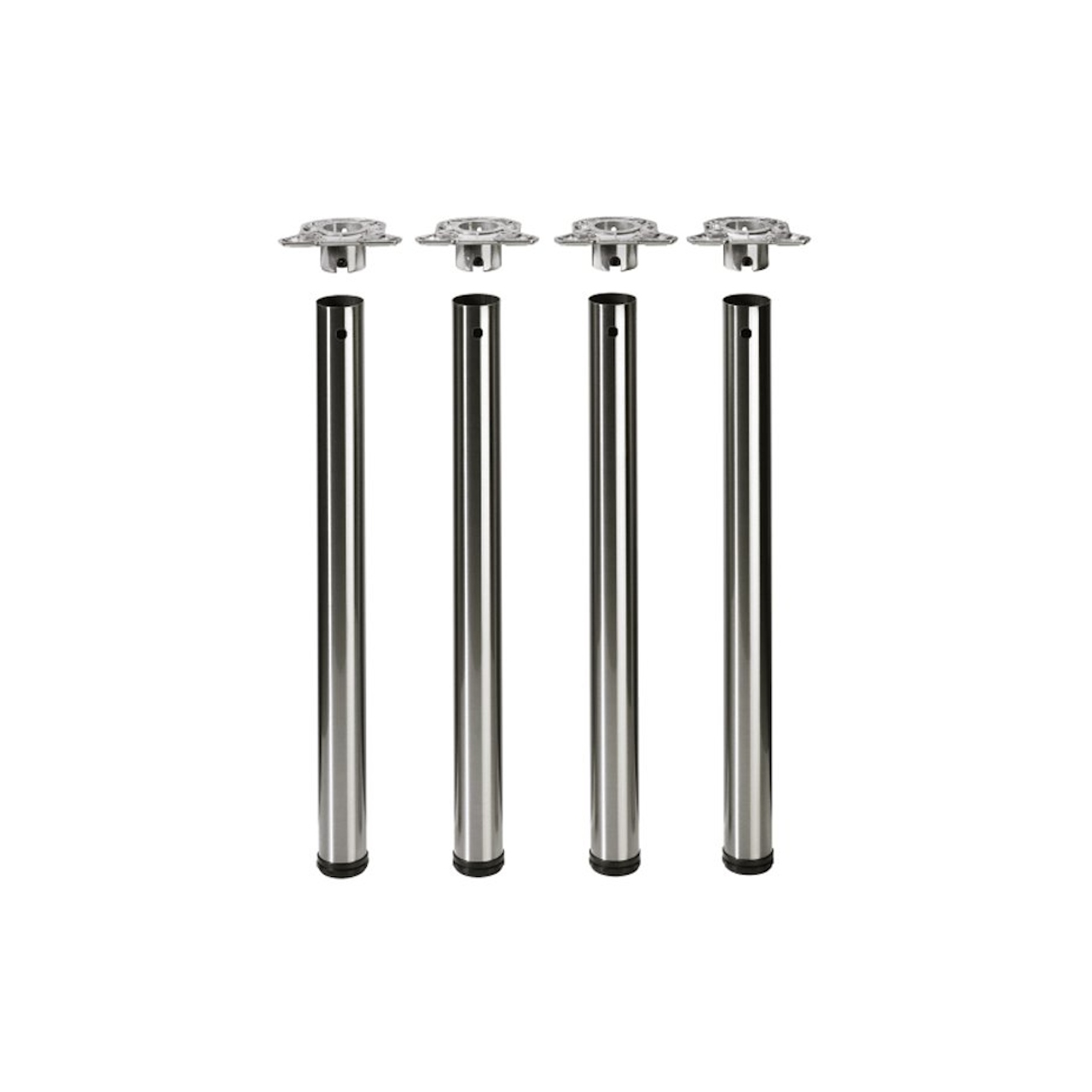 Artikelbild 2 des Artikels Stahl-Tischbeinset 50/710-740mm Chrom glänzend