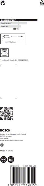 Artikelbild 2 des Artikels Bosch SELFCUT EXPERT Flachfräsbohrer 35x152mm