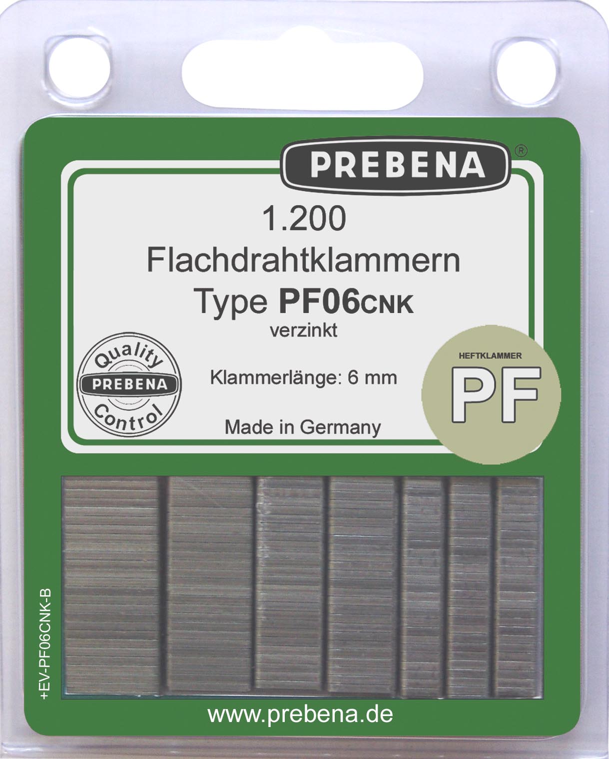 Artikelbild 1 des Artikels Prebena Heftklammern PF06 Prebena Heftklammern PF06