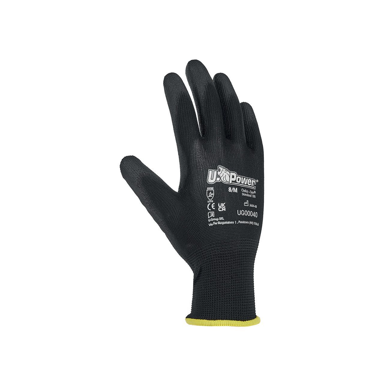 U-Power Feinstrickhandschuh Onix Gr. 10