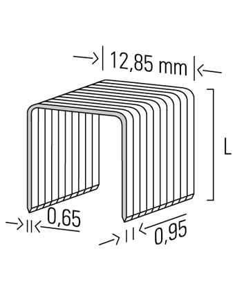 Artikelbild 2 des Artikels Reich Heftklammern K 10mm Edelstahl A2
