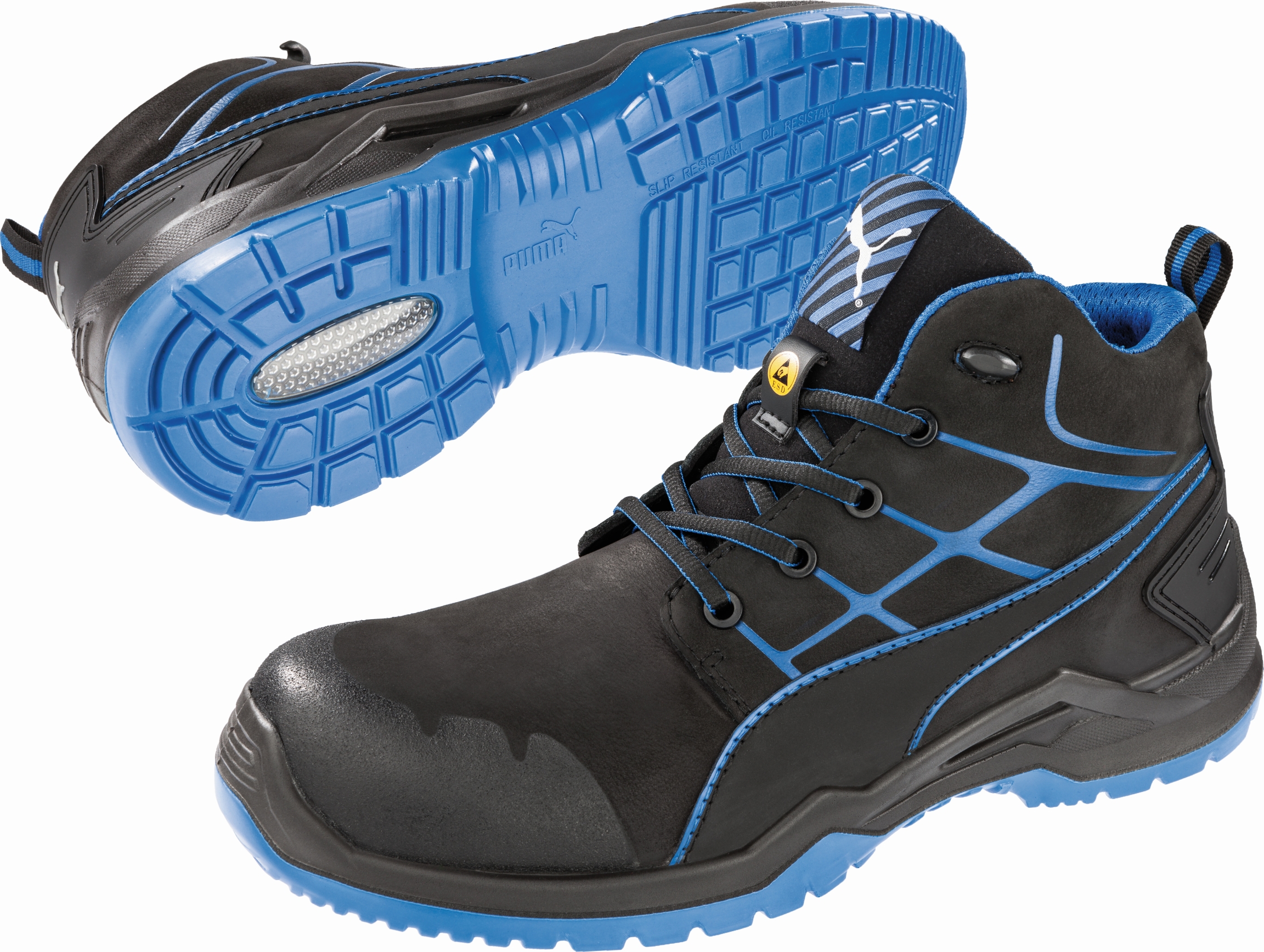 Puma Sicherheitsstiefel Krypton Blue Mid Gr. 40