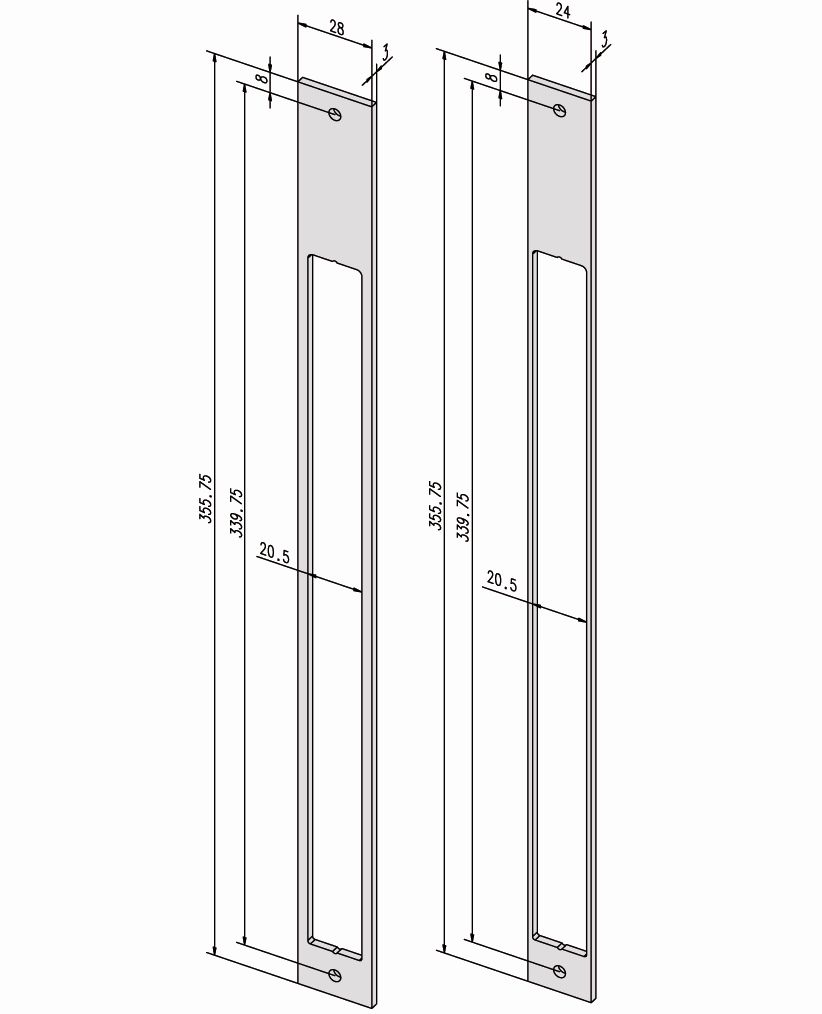 Artikelbild 1 des Artikels Mediator Distanzblech mit SBL im Profil Mediator Distanzblech mit SBL im Profil