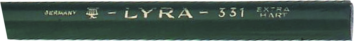 Lyra Steinhauerstift 300mm grün, oval