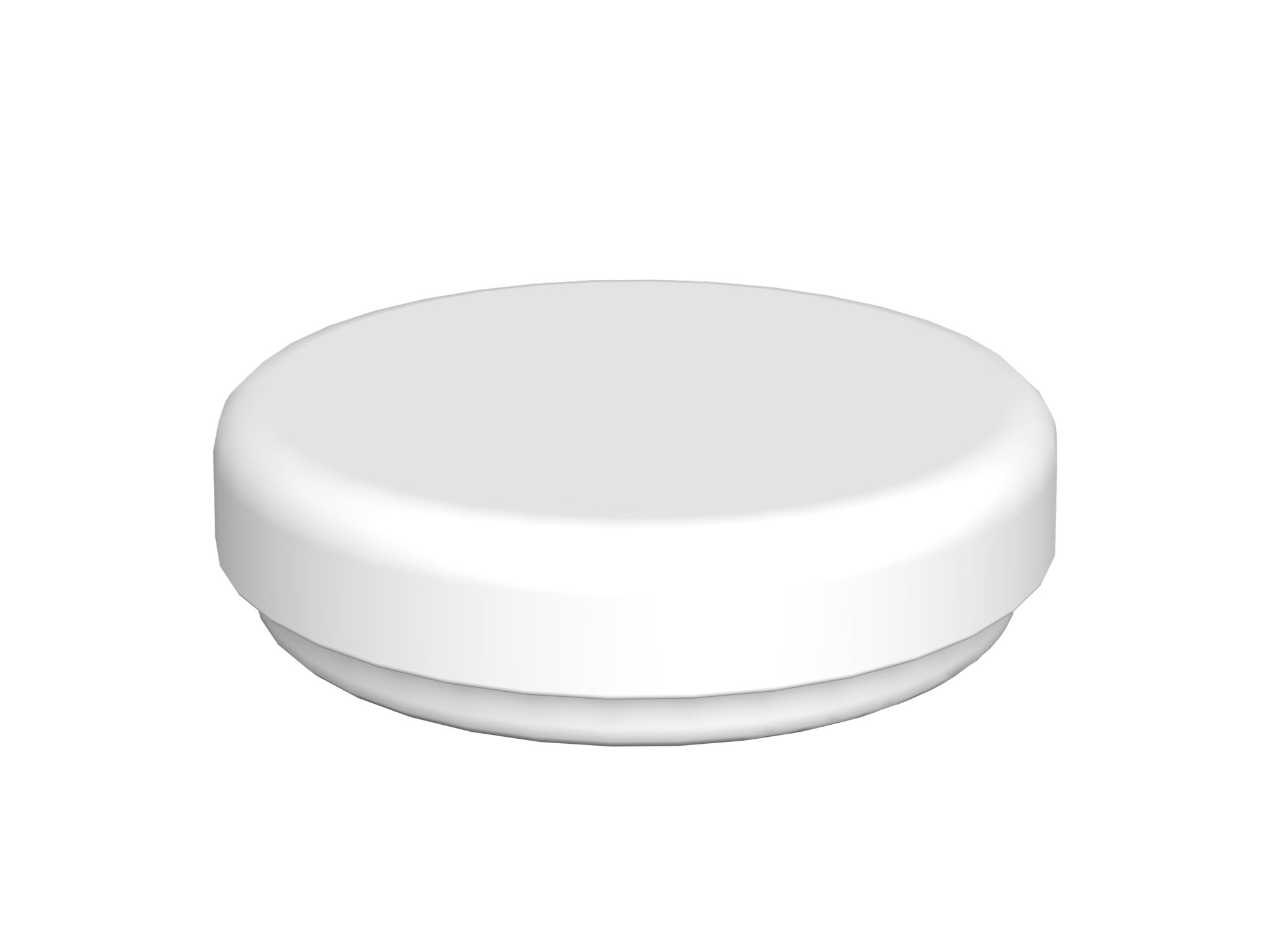 LED Piezo-Aufbau-Funk Push-Taster weiß