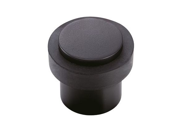 Türstopper Ø 50mm, Bodenmontage, Schwarz matt
