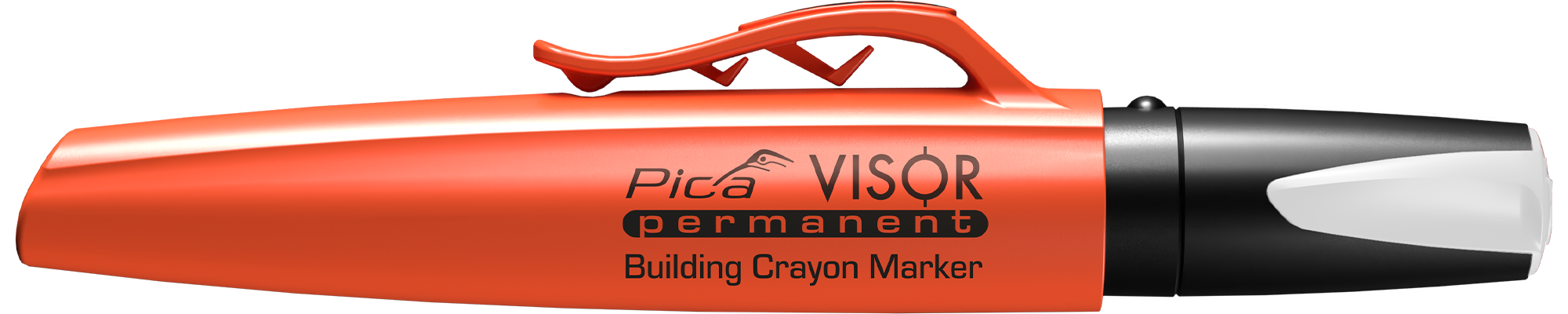 Pica Visor Permanent-Marker Weiß, nachfüllbar