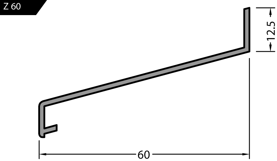 Artikelbild 1 des Artikels Blendrahmen-Abdeckung Z 60  - G 216 / C 34 elox.* Blendrahmen-Abdeckung Z 60  - G 216 / C 34 elox.*