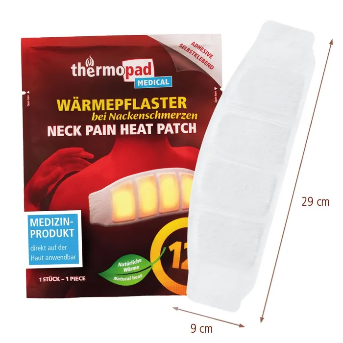 Thermopad Wärmepflaster bei Nackenschmerzen