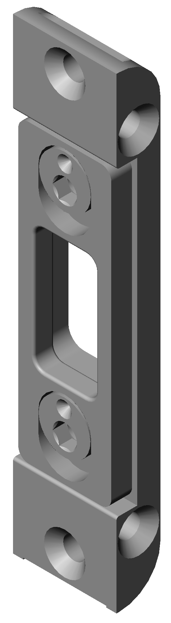 Artikelbild 1 des Artikels KFV Schliessplatte für SB 2319-503 V hell verz. KFV Schliessplatte für SB 2319-503 V hell verz.