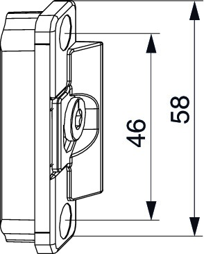 220219 Anpressverschluß verdeckt 9/13 V Flügelteil