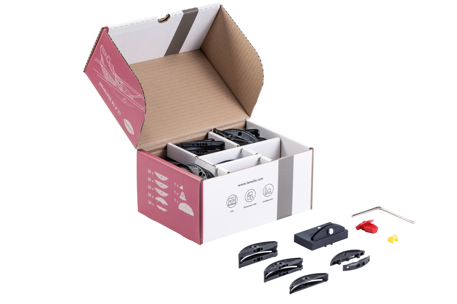 Lamello Verbinder LC P-16x22 Set
