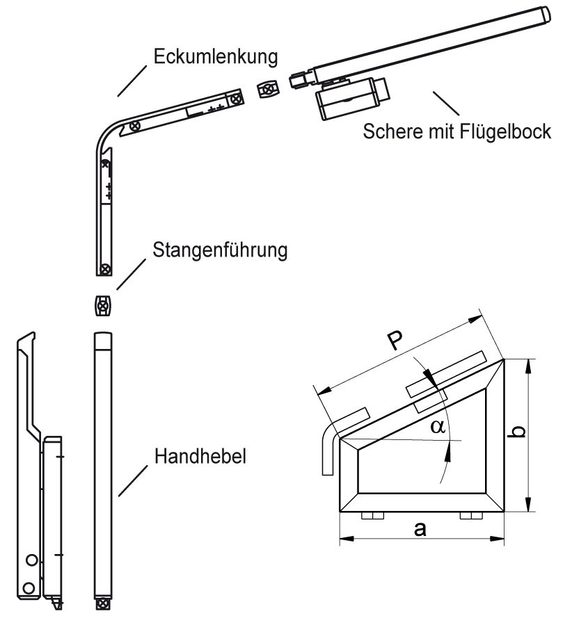 Artikelbild 2 des Artikels GEZE OL90 / OL95 gleitender Flügelbock - EV1
