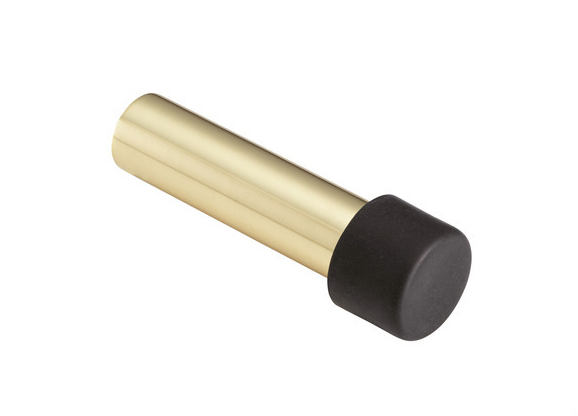 Türstopper Ø 28mm, Wandmontage, Messing poliert