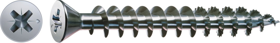 Spanplattenschraube 3x10mm Vollgewinde Senkkopf