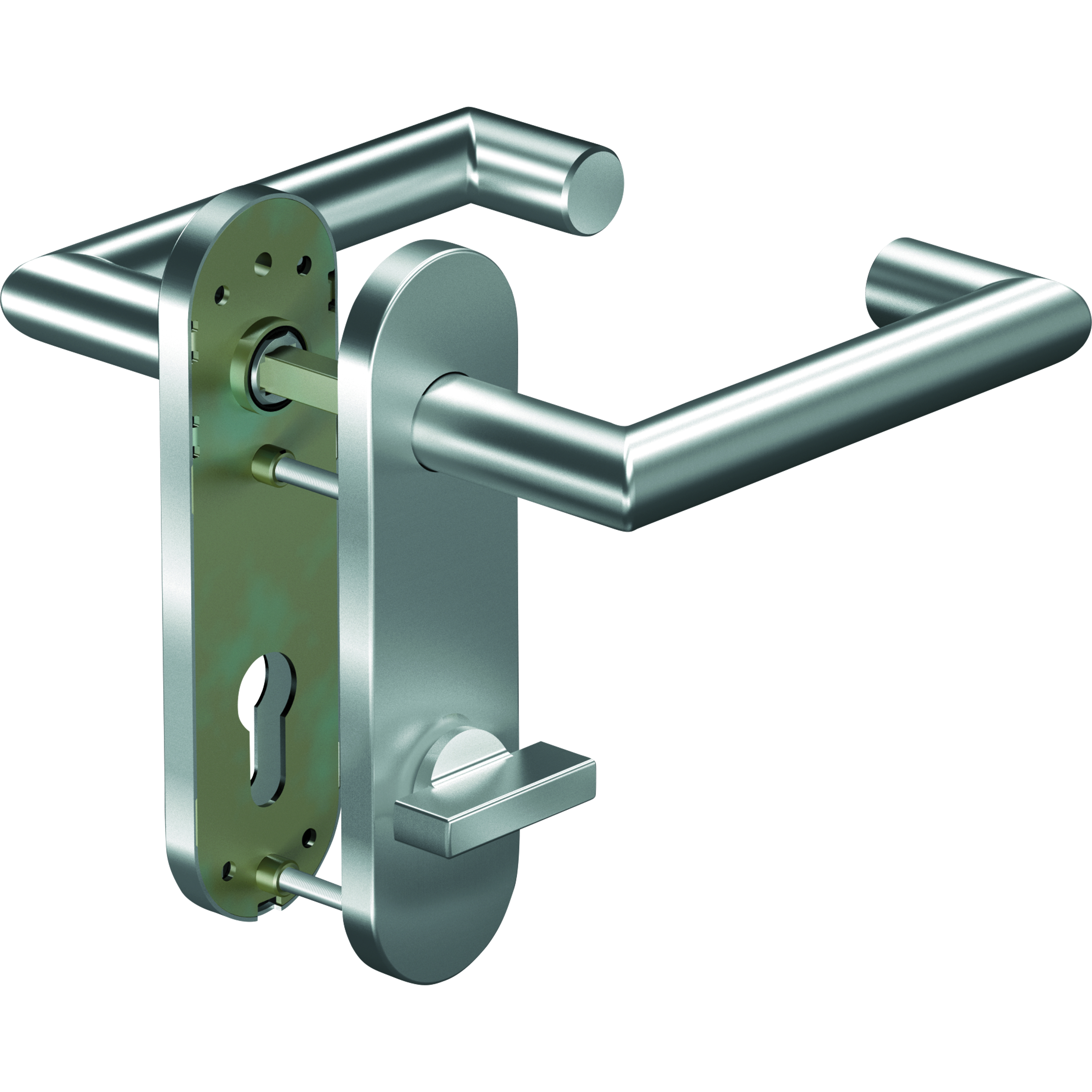 OGRO Core+ ZT-Drückergarnitur 8907/7051 WC