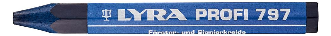 Lyra Förster- und Signierkreide blau 120x12mm