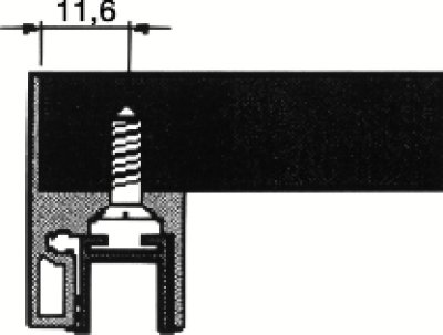 Artikelbild 1 des Artikels Korpusführungsprofil EV 1 für Federwelle Korpusführungsprofil EV 1 für Federwelle