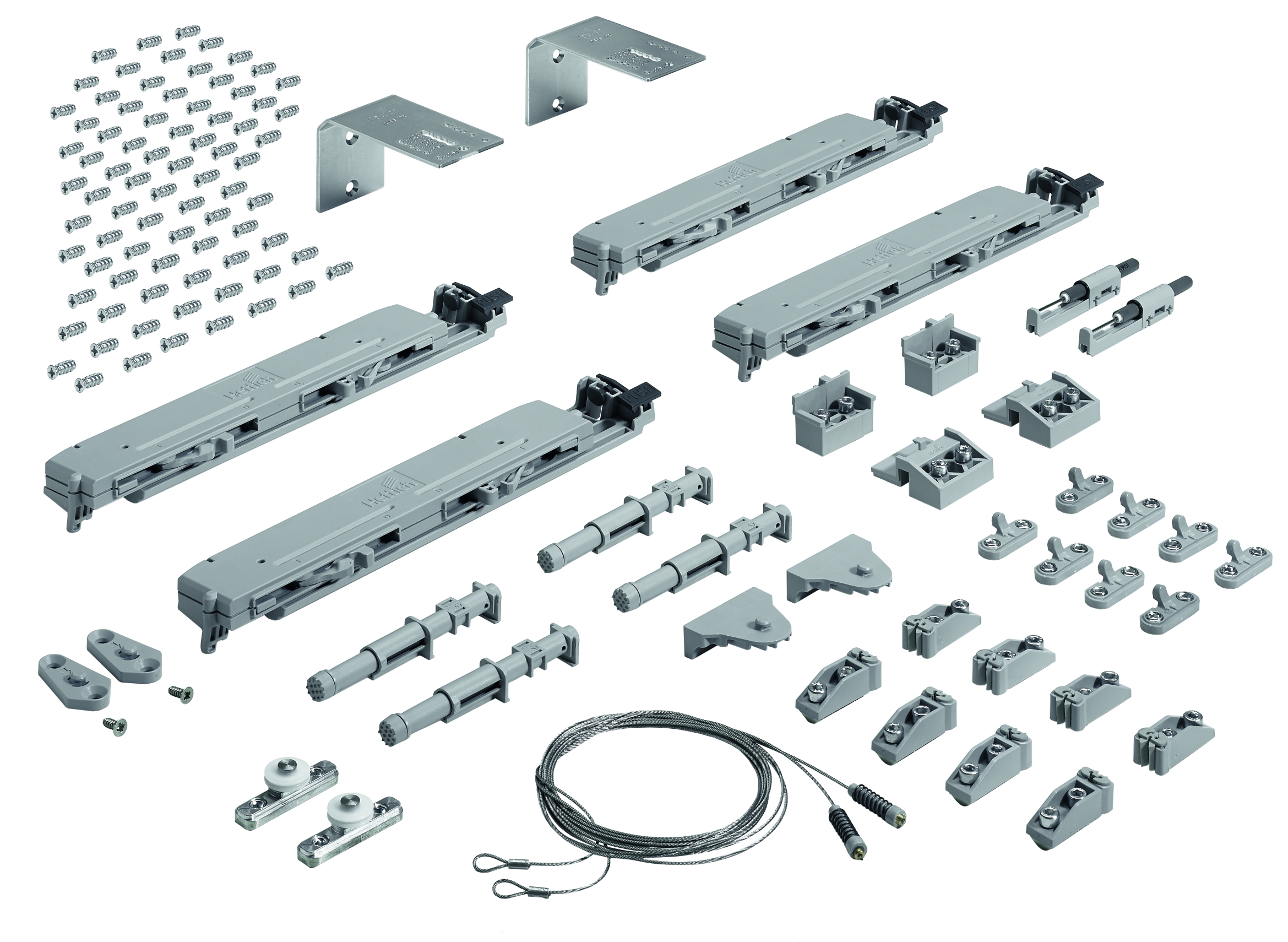 Schließ- u. Öffnungsdämpfungs-Set f. TL XL 4-türig