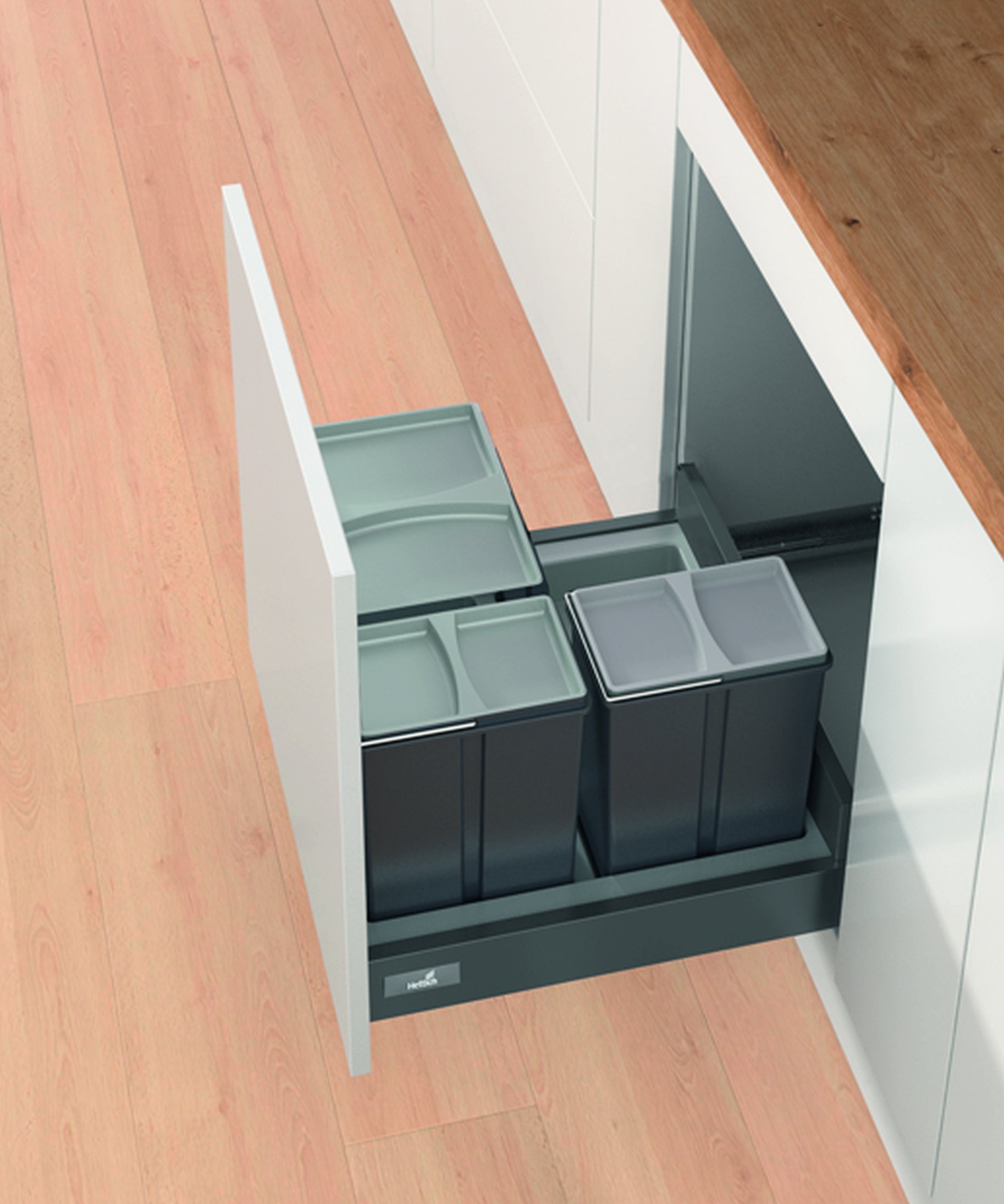 Abfallsystem Bin.it Smart 600  (16+2x8 Liter)