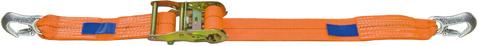 Ratschen-Zurrgurt 1t 6,0m 2teilig mit Karabiner-
