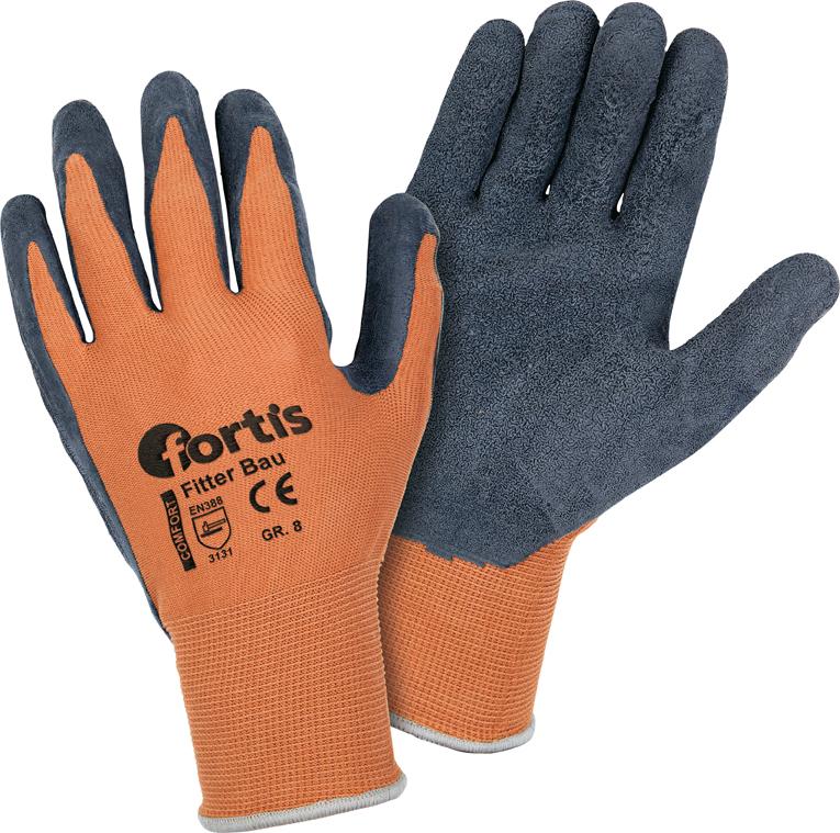Fortis Strickhandschuhe Fitter Bau Gr. 10