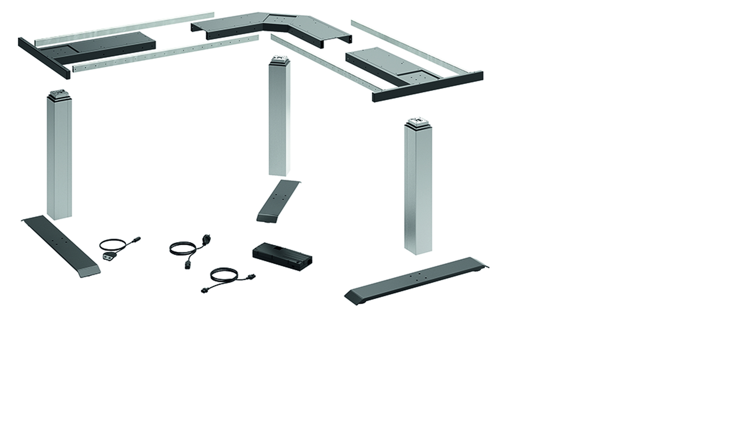 LegaDrive Tischgestell-Set 90° Winkel