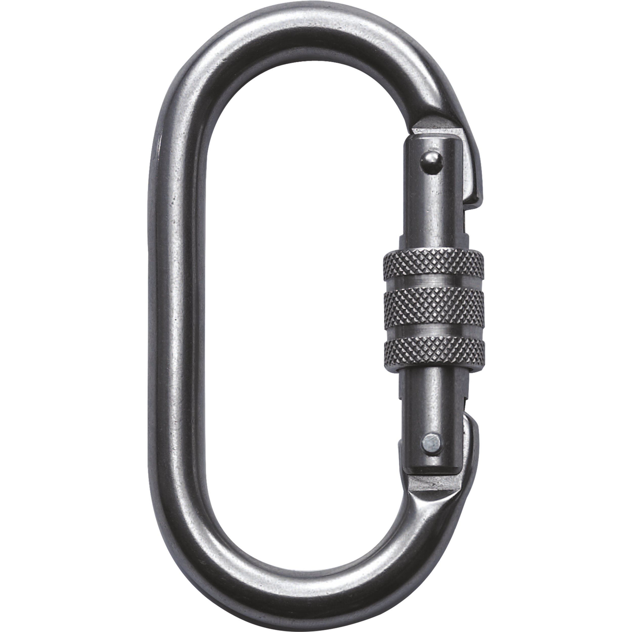 Zarges Karabiner Edelstahl, symmetrisch