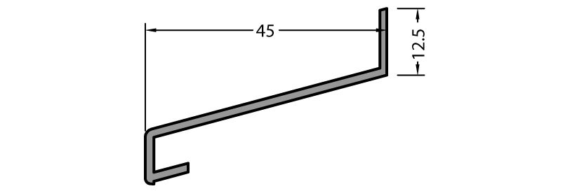 Artikelbild 1 des Artikels Blendrahmen-Abdeckung Z 45 - EV 1 silber elox.* Blendrahmen-Abdeckung Z 45 - EV 1 silber elox.*