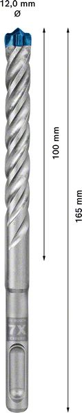 Artikelbild 3 des Artikels Bosch Expert 7X Hammerbohrer 12,0x100mm SDS-Plus
