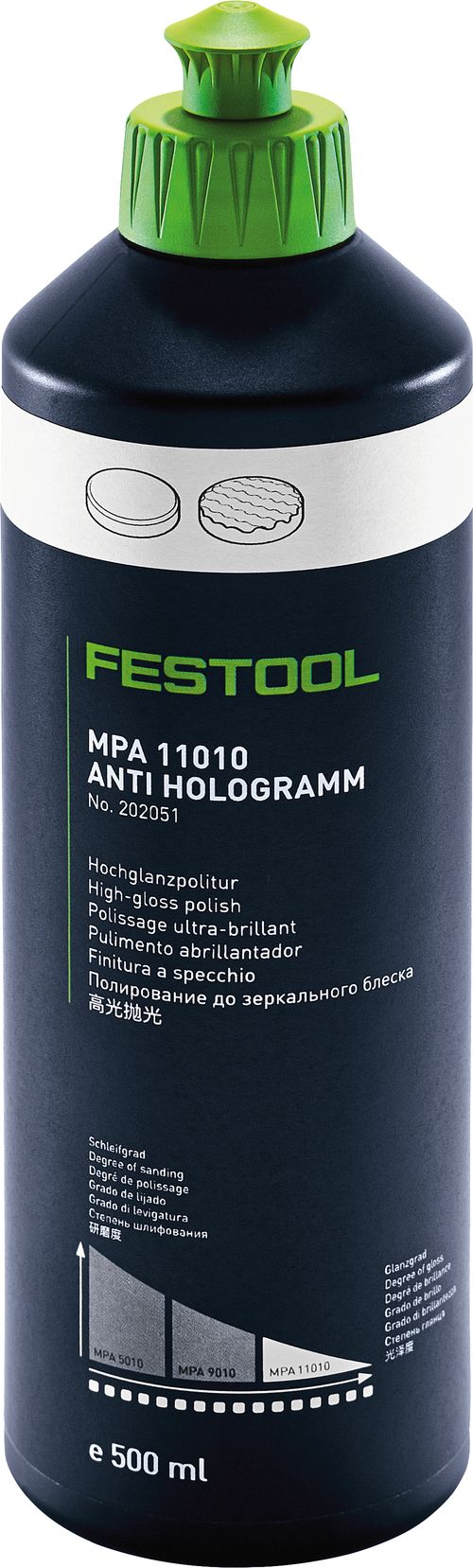 Festool Poliermittel MPA 11010 WH/Flasche 0,5L