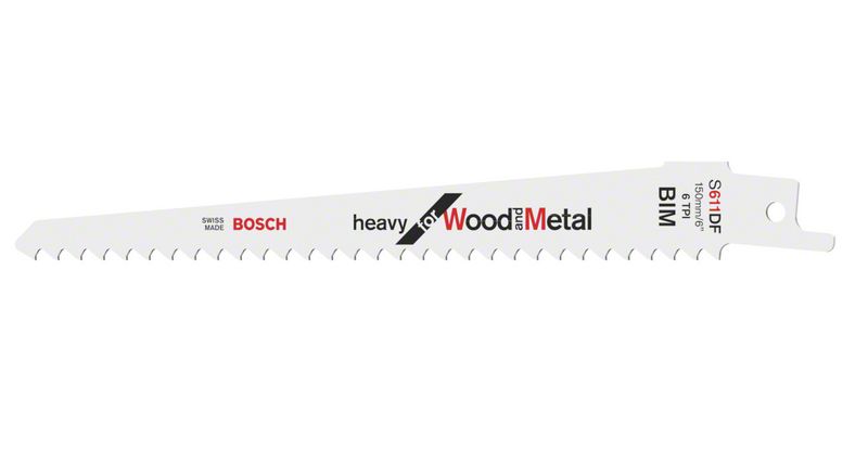Bosch Säbelsägeblätter S 611 DF BiM Holz/Metall