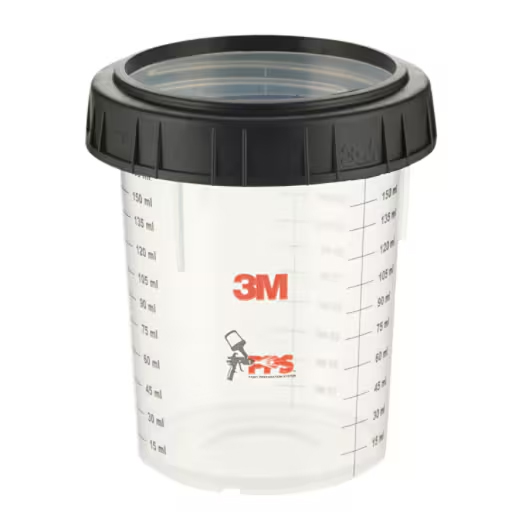 3M PPS mini Becher mit Schraubring 170ml