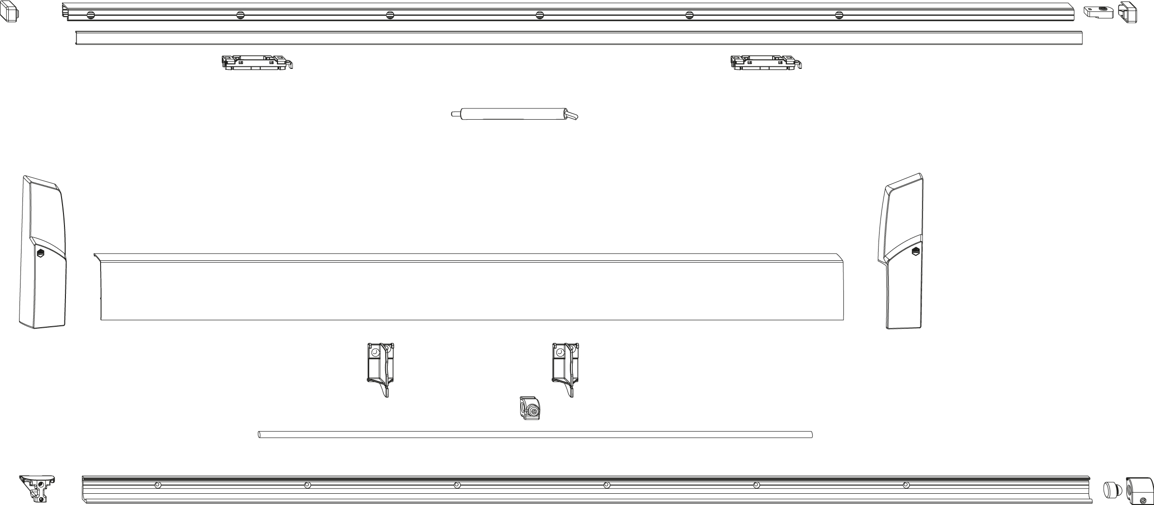 466054 Profilsatz SKB-S/Z Gr.3 silber L: 2630