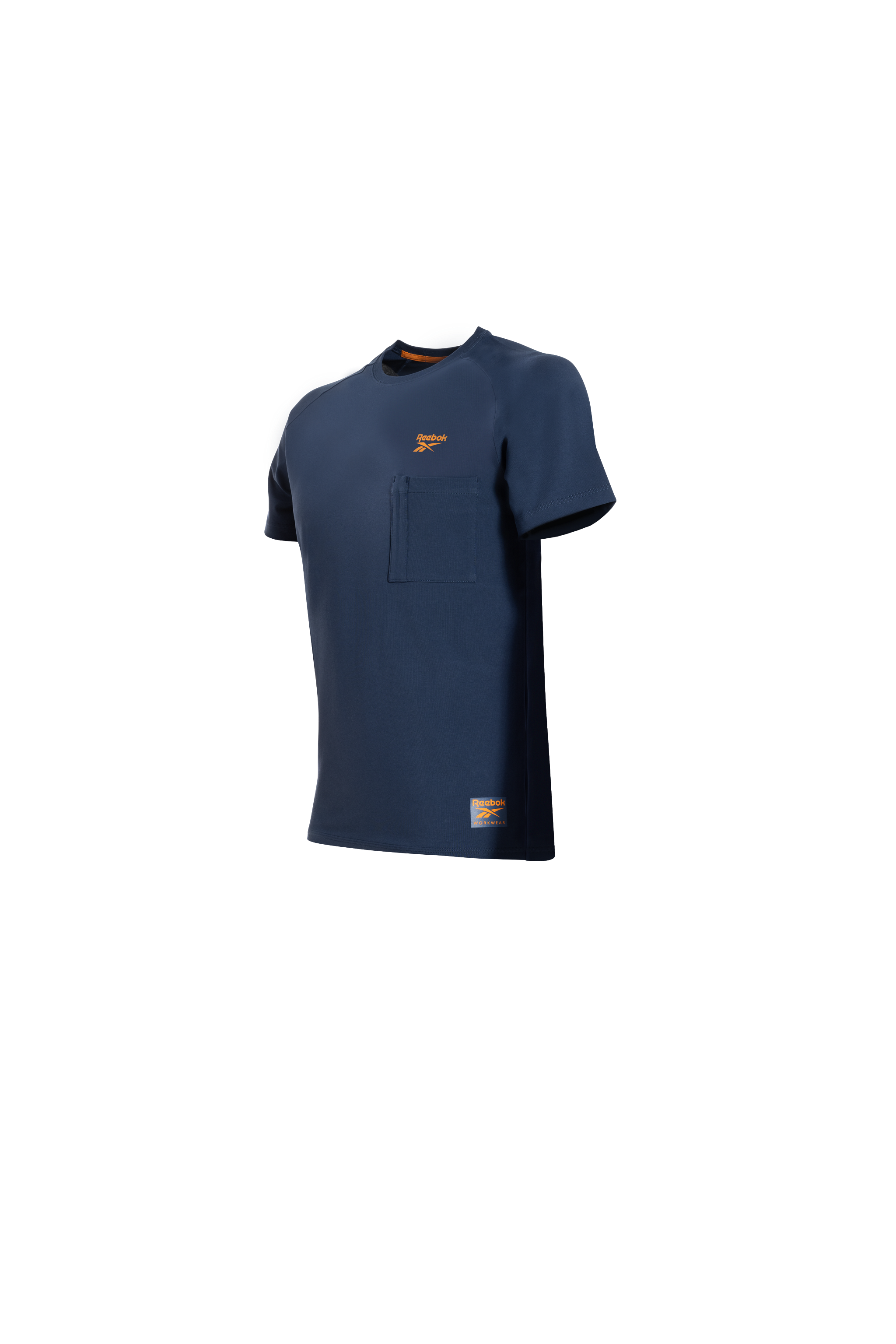 Reebok T-Shirt Lockup Logo blau Gr. L