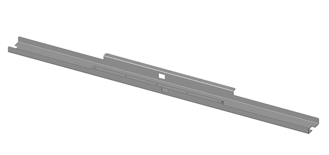 Traverse Mittelteil für Gestellbreite 1740-2250mm,