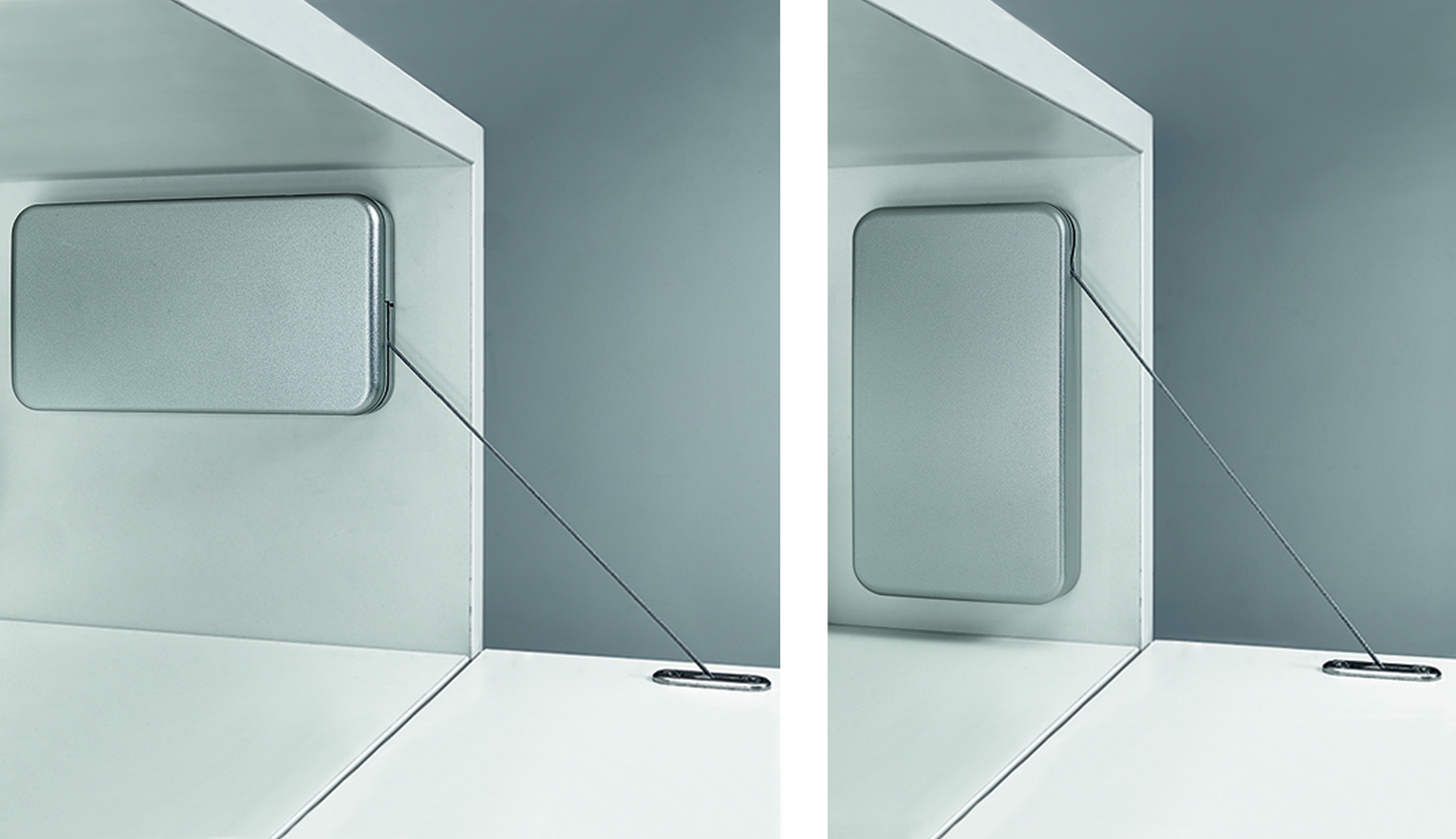 Artikelbild 1 des Artikels Klappenhalter LiftMini mit Seilzug, Typ A, 40N Klappenhalter LiftMini mit Seilzug, Typ A, 40N