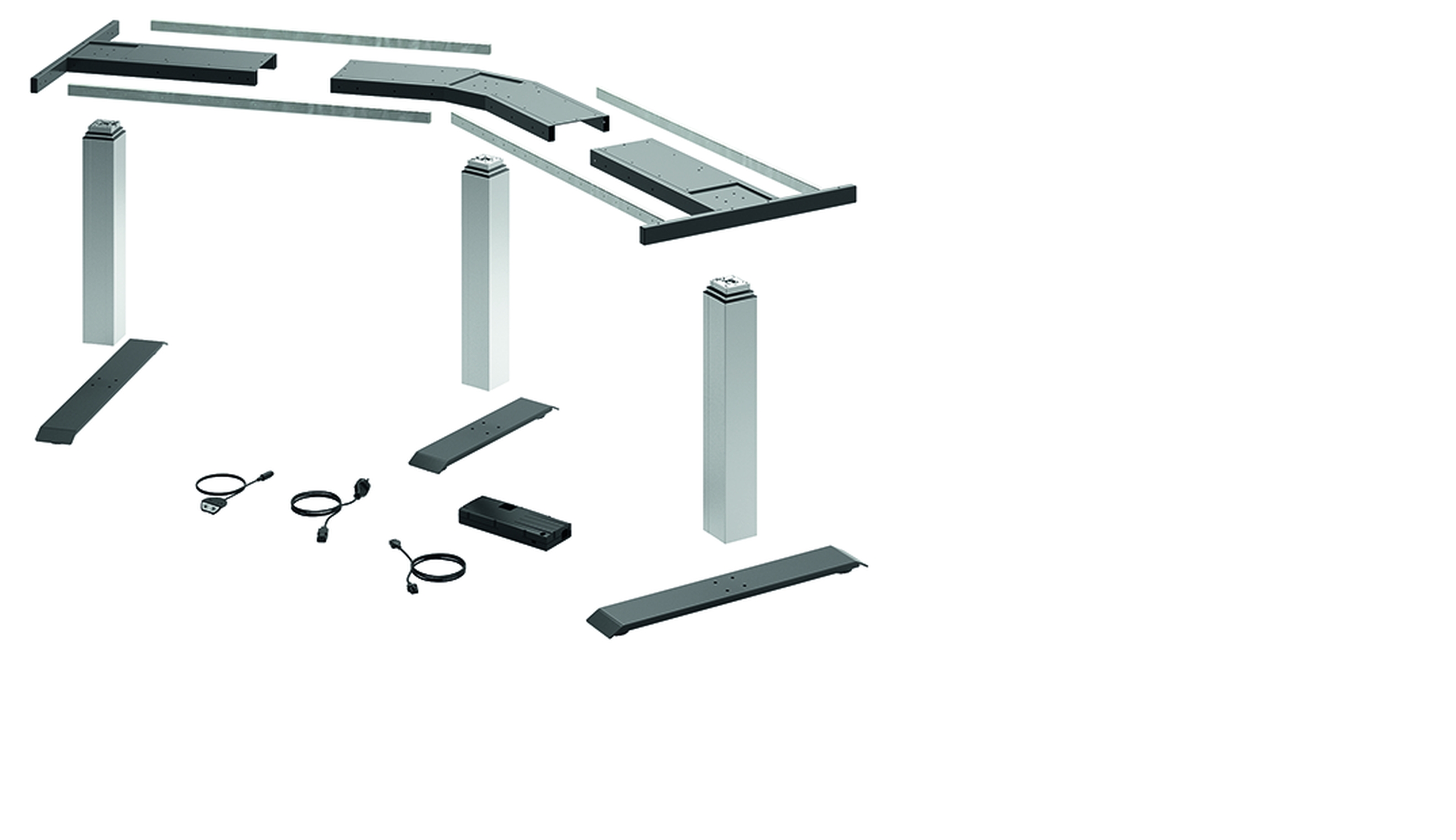 LegaDrive Tischgestell-Set 135° Winkel