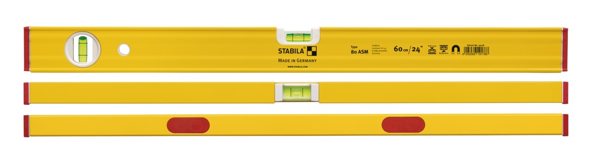 Artikelbild 1 des Artikels Stabila Wasserwaage Type 80 ASM 100cm Stabila Wasserwaage Type 80 ASM 100cm