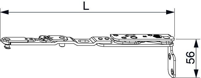 217696  Drehbandarm mit Lager V2 Multi Power