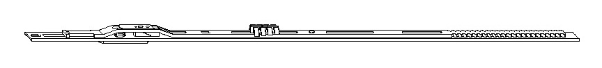 245729 Roto NT Rundbogen Bauteil waagrecht 440