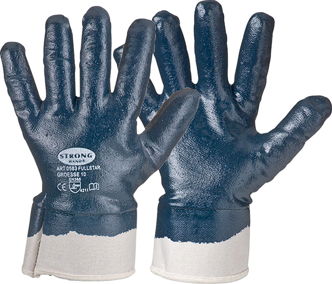 StrongHand Nitril-Handschuhe FULLSTAR Gr. 10