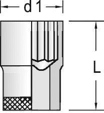 Artikelbild 1 des Artikels Forum Steckschlüsseleinsatz 1/2" SW 10mm Forum Steckschlüsseleinsatz 1/2" SW 10mm
